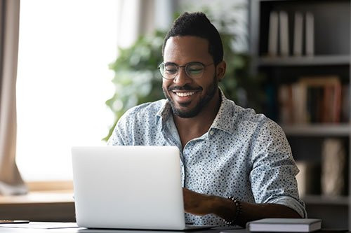 Person using laptops